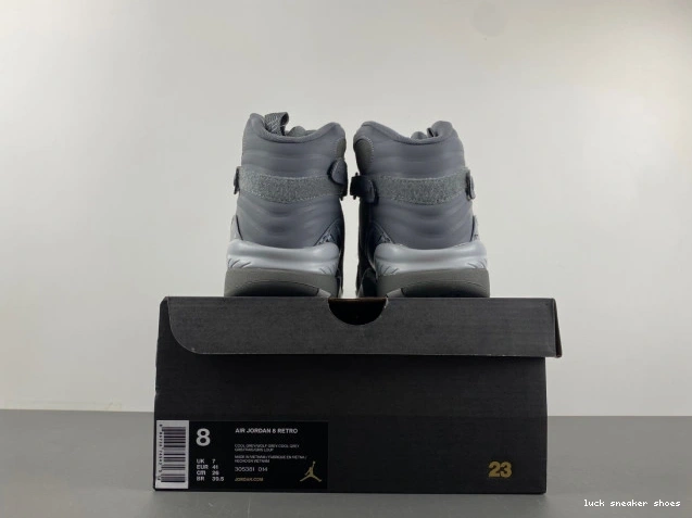Cheap LUCY Retro Grey Jordan 305381-014 8 Cool 0813